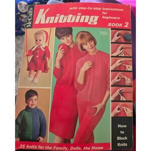 Vintage McCalls knitting book